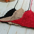 thumbnail image 3 of Women Sexy Halter Backless Bikini Top Beach Handmade Knitted Swimsuit Bikini, 3 of 3