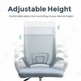 thumbnail image 2 of MotionGrey - MC1 Ergonomic Office Chair - Comfy Airy Back Support with Adjustable Height - White Desk Computer Chairs Perfect for Home Gaming and Offices, 2 of 6