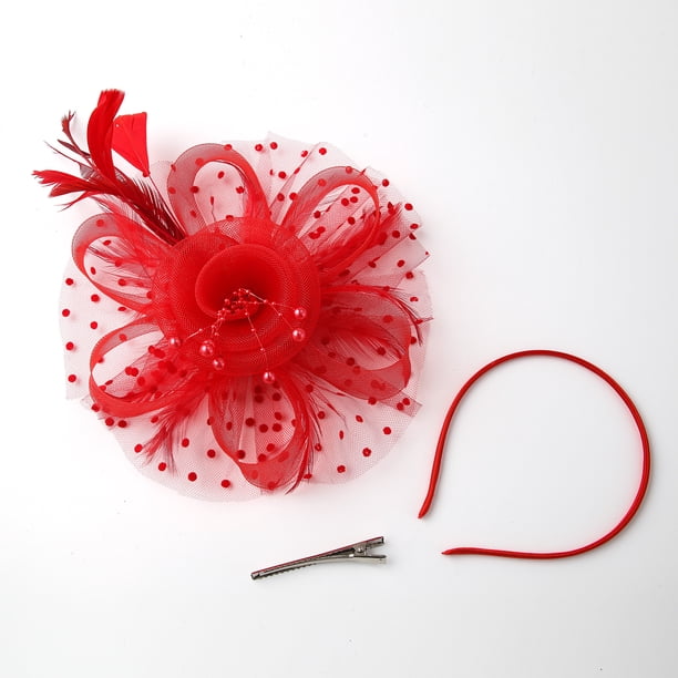 Tiara nupcial de malla, sombrero de copa pequeño, accesorios para el cabello Jockey Club Zhivalor BST3129089-1