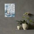 thumbnail image 4 of Ocean Lighthouse Wall Art Christian Psalm Bible Quotes Wall Decor Rustic Coastal Nautical Pictures Religious Motivational Canvas Prints Framed Modern Artwork For Living Room Bedroom Bathroom 12"x16", 4 of 6