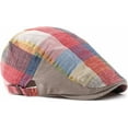thumbnail image 6 of CoCopeaunts Newsboy Cap Spring Summer Beret Hat Men Women Plaid Flat Ivy Cap Unisex Colorful Sun Hats for Women Adjustable Beret, 6 of 8