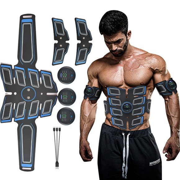 8pcs Fitness Abdominal Patch Training Device Electric Muscle Stimulator Home Trainer Equipment