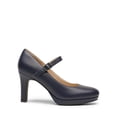 thumbnail image 2 of DREAM PAIRS Women's Pumps Close Toe Classic High Heels Round Toe Comfortable Low Platform Mary Jane Dress Shoes, 2 of 5