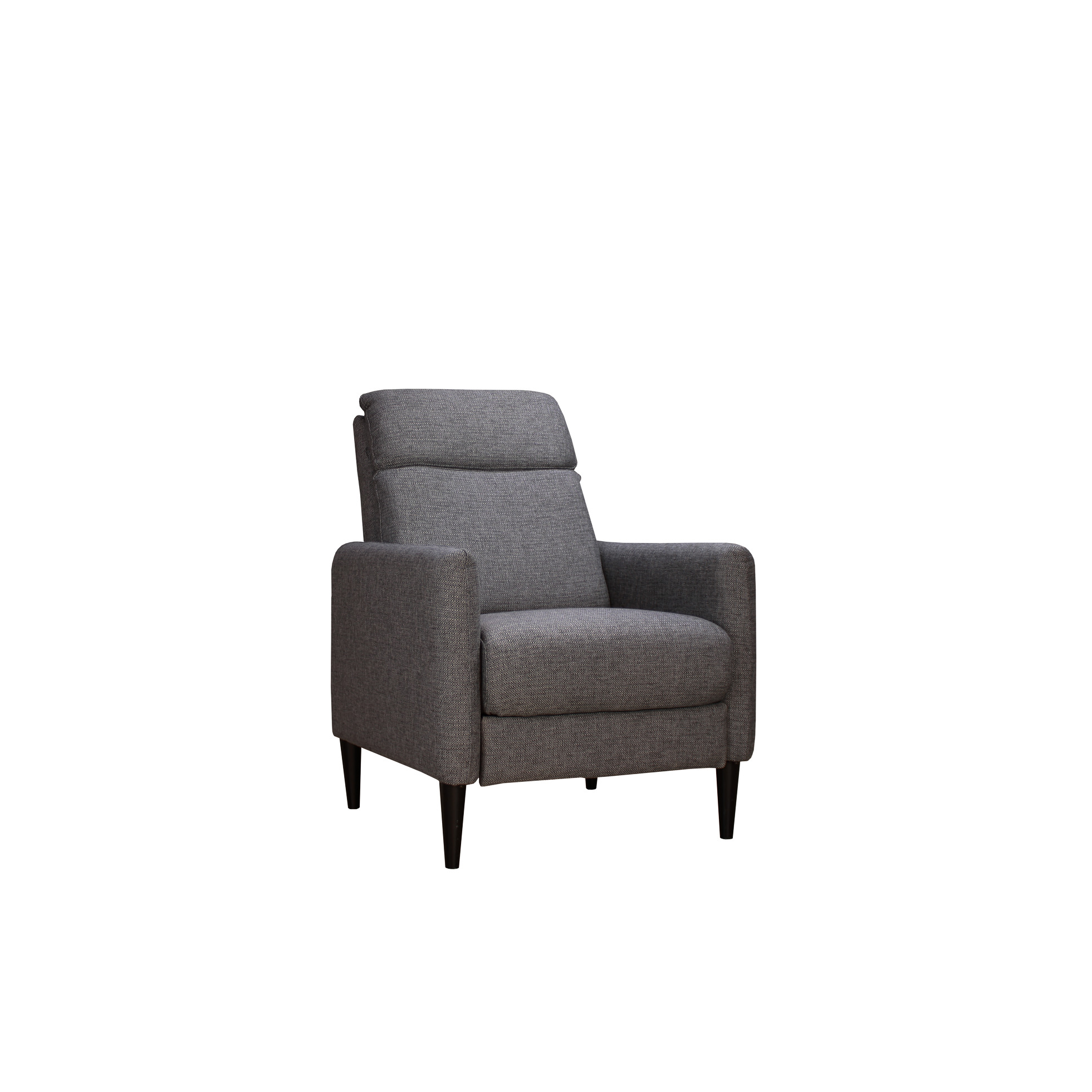Carbon Black Recliner Chair With Pushback Feature - Stylish Upholstery, 33.85 In W X 39.28 H 29.37 D, 74.09 Lb Reclining Mechanism Upholstered,