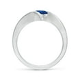 thumbnail image 2 of Angara Natural 1 Ct. Blue Sapphire Solitaire Ring in Sterling Silver for Women (Ring Size: 11.5), 2 of 10