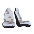 thumbnail image 3 of Sikiie Playful Walrus Wonders Car Seat Covers 2PCs Front Car Seat Covers Universal fit for Most Cars SUVs and Trucks-1, 3 of 9