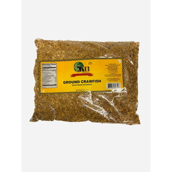 Ground Crayfish - 8oz, Premium African Seasoning for Soups Stews