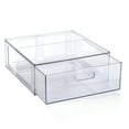thumbnail image 3 of Mainstays Clear Glossy Plastic Pull-Out Closet Drawer Large Size, Adult Size, 3 of 9