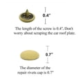 thumbnail image 1 of 60 Pcs Rivets de Réparation de Toit de Voiture, Fixation de Toit Affaissé, Rivets à Enclenchement, 1 of 7