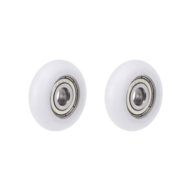 Rodamientos de bolas recubiertos de plástico 625ZZ 5x23x7mm para ventanas de puertas deslizantes, polea de muebles 2 piezas