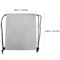 thumbnail image 2 of OULII Unisex Drawstring Backpack Drawstring Bags Grey Oxford Cloth 1Set for Fan Gear, 2 of 8