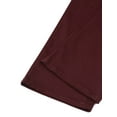 thumbnail image 6 of TiaoBug Kids Boys Gentleman Suit Pants Elastic Waistband Pull-On Trousers Wedding Party Formal Uniform Burgundy 14, 6 of 7