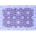 thumbnail image 1 of Ahgly Company Machine Washable Indoor Rectangle Oriental Blue Traditional Area Rugs, 7' x 10', 1 of 4
