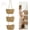 yellow, variant on Decorative 3-Tier Hanging Organizer Bag, Over the Door Woven Cotton Wall-Mounted Storage Organizer Bag with Hooks, Wall Hanging Cotton Baskets, Cottage Core Decor (yellow)