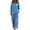 Blue, variant on Aofany Outfits Sets for Women Long Sleeve Shirts & Wide Leg Pants Loose Fit Casual 2 Piece Sets