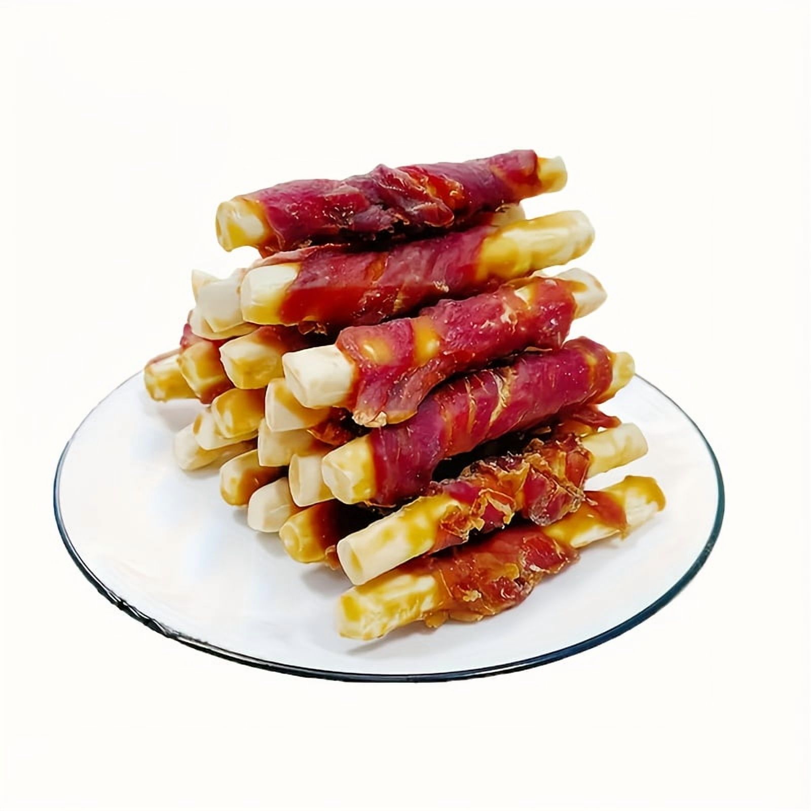 Duck Wrapped Calcium Milk Stick, Dog Treats For Small, Medium, & Large Dog - Made With Duck And Calcium Milk Stick, Healthy, Easily Digestible, And High Protein Reward Training Treats For Dogs