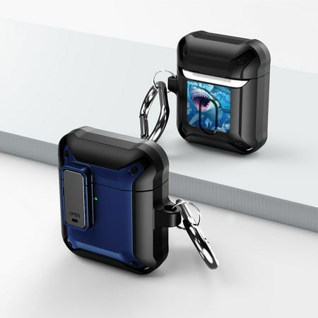 Duo Shield Secure Lock Designed For Apple AirPods Generation 1 & 2 With Hook  Blue/Black price history on PriceWatchPro