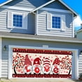 thumbnail image 2 of 16X7 ft Valentine'S Day Garage Door Banner, Romantic Valentines Day Love Gnome Couple Rose Love Party Decorated Garage Door Banner, Beige Valentine Day Photography Background Decorated Banner, 2 of 5