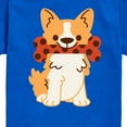 thumbnail image 3 of Corgi With Bone  - Toddler And Youth Short Sleeve Graphic T-Shirt, 3 of 6