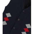 thumbnail image 2 of Gioberti Boy's 100% Cotton Diamond Knitted Vest, 2 of 3