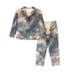thumbnail image 1 of Balery Cool Cloud White Dragon Conjunto de Pijama con Estampado para Mujer, Conjunto de Dos Piezas con Manga Larga, Ropa de Dormir Suave con Bolsillos, Pijamas Cómodos-Large, 1 of 7