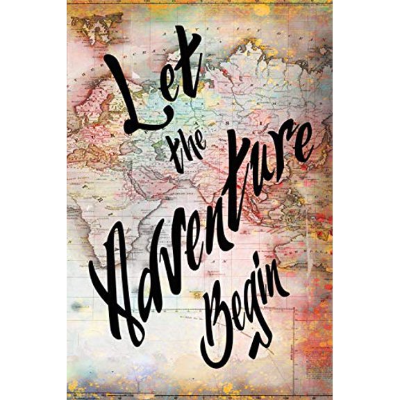 Pre-Owned Let The Adventure Begin: 6x9 Lined Journal, Memory Book, Travel Journal, Diary To Record Your Thoughts, Graduation Gift, Teacher Gifts, Motley (Unknown) 1091394768 9781091394766