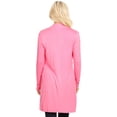 thumbnail image 4 of Women's Long Sleeve Casual Duster Classic Solid Long Body Cardigan, 4 of 5