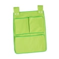 thumbnail image 3 of Bolsera para bebés Bolsa colgante Organizador de pañales colgantes lienzo Bab Bag Back Bunk Bed Bold de almacenamiento Bolsa de pañales para juguetes verde, 3 of 8
