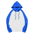 thumbnail image 5 of Blue Sweaters for Womens Oversized Winter Cute Sweatshirts Fleece Hooded Pullover 2025 Fashion Casual Tops Sweater Trendy Outfits Womens Fall Fashion 2025, 5 of 5