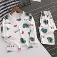thumbnail image 1 of Pijamas para niños, conjunto de ropa para el hogar de manga larga para niñas de estilo coreano, ropa fina para aire acondicionado para bebés, ropa para niños de primavera y otoño, 1 of 2