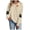 Beige, variant on Duqingm Halloween Shirts for Women Cute Ghost Graphic Crewneck Sweatshirts Oversized Long Sleeve Spooky Pullover Sweaters,2XL