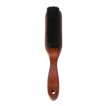 1pc Beard Brush Wooden Handle Pig Sideburns Hair Beard Brush Beard Styling Brush for Man