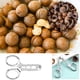 thumbnail image 1 of Xihbxyly Pelador de Melón, Abrazadera de Acero Inoxidable para Nueces, Descascarado Sin Esfuerzo, Protección Fácil de Las Semillas, Uso Versátil para Melones, Almendras y Nueces, Almacenamiento Compa, 1 of 7
