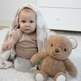 thumbnail image 6 of The Peanutshell Benny Brown Teddy Bear Plush Blanket Gift Set with Baby Blanket & Stuffed Animal, 2-Piece, 6 of 6