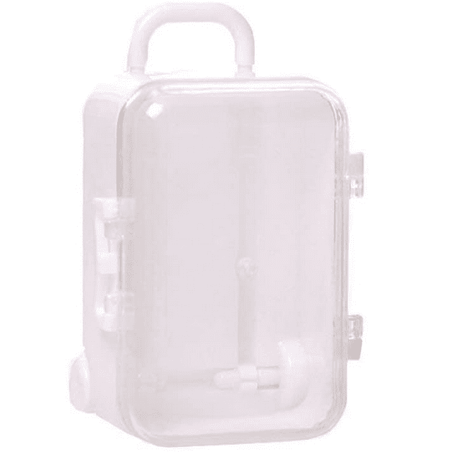 Jolie Mini Valise Rigide de Voyage Boîte Réception Boîte Cadeau pour Décoration de Mariage Boîte de Rangement pour Bijoux