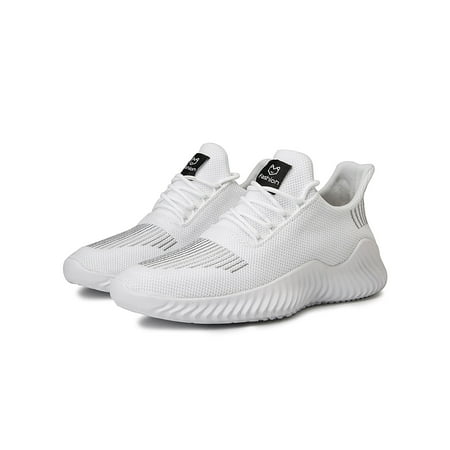 

Zodanni Men Running Shoe Sport Athletic Shoes Workout Sneakers Mens Trainers Hiking Casual Lace Up White 8
