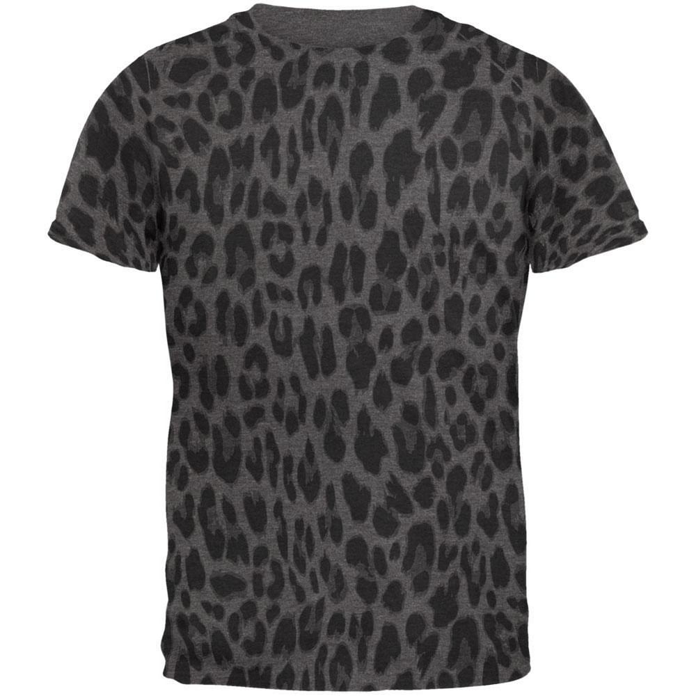 Animal World Cheetah Pattern Mens Soft T Shirt