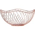 thumbnail image 1 of Cesta de fruta de metal Cesta de fruta de hierro, Mesa de centro de sala de estar, Tazón de fruta, Plato de fruta, Cesta de almacenamiento de refrigerios, Cesta de drenaje. Afortunado Sencillez, 1 of 5