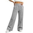 thumbnail image 2 of JOANKDMI High Waisted Lounge Trousers for Women Wide Leg Athletic Pants with Pockets Tummy Control Loose Baggy Joggers for Yoga Workout Running and Everyday Wear, 2 of 9