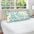 thumbnail image 6 of GZHJMY Leave Branches King Pillowcase Super Soft Cozy Plush Pillow Case with Zipper for Sofa Bed Couch, 20 x 40 Inch, 6 of 7