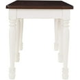 thumbnail image 3 of SHELBY DINING BENCH IN WHITE, 3 of 4