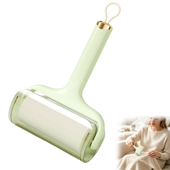 Lint Roller,Reusable Sticky Lint Rollers,Washable High‑Sticky Pet Hair Remover,Tear‑Off Adhesive Lint Roller Cleaner,Portable Travel Sticky Pet Fur Picker for Household Daily Cleaning