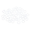 thumbnail image 1 of Uxcell 7mm OD 5mm ID 1mm Ancho Anillos O de Silicona Blancos 50 Paquete, 1 of 3