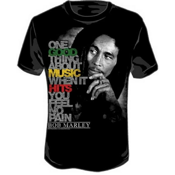Bob Marley - Good Music Hits Adult T-Shirt