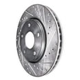 thumbnail image 6 of Detroit Axle - Front Brake Kit for Audi A6 A7 A8 Quattro S7, Drilled and Slotted Disc Brake Rotors Ceramic Brakes Pads Replacement : 14.02" Rotor, 6 of 7