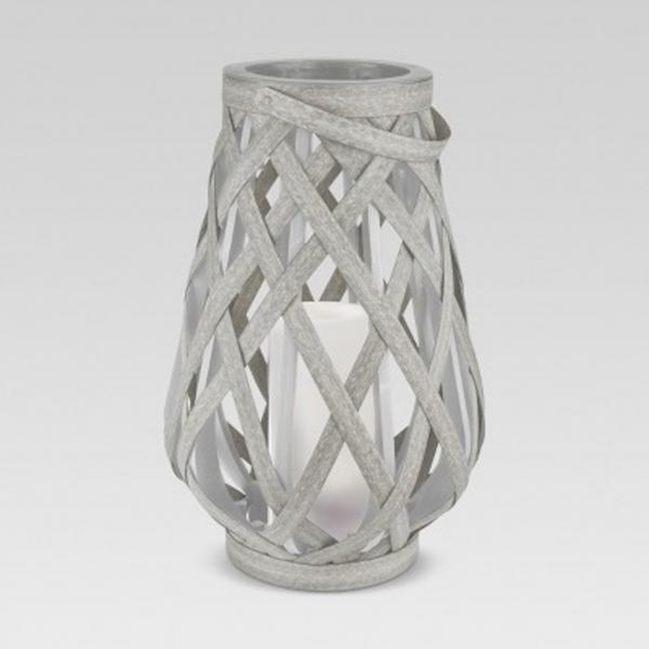 Outdoor Rattan Lantern Gray Threshold Walmart Canada