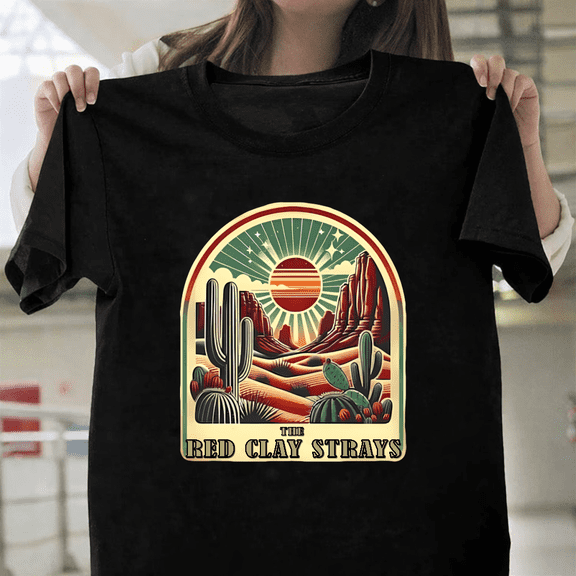 The Red Clay Strays Country Rock Concert Music Fan Unisex T-Shirt, up to size 3XL.