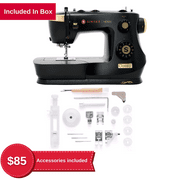 SINGER® Heavy Duty 500 Classic Sewing Machine with Accessory Kit | Strong Motor with Enhanced Piercing Power | 23 Built-In Stitches | Full Metal frame | 1-step Buttonhole & LED Light