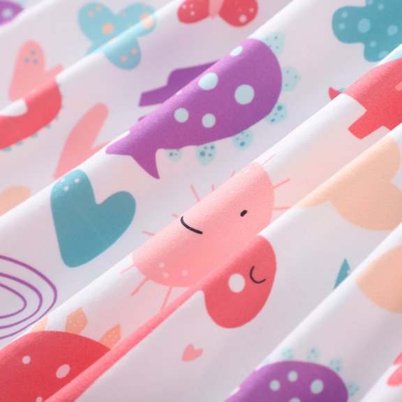 Vedolay Spring Dress Girls Boho Lace Flower Backless Crew Neck Long Sleeve Ruffle Swing Maxi Dress with Pockets,White 2-3 Years