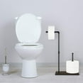 thumbnail image 3 of Rustic Toilet Paper Holder Stand Freestanding Bathroom Toilet Tissue Holder, 3 of 7